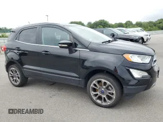 2020 Ford EcoSport Titanium z VIN MAJ6S3KL9LC361409, wystawiony jako Copart lot #59966875 z przebiegiem 115 861 mil mil oraz Czysty tytuł • Clean title. Historia ofert i sprzedaży dostępna na DreamBid. Obrazek 4.