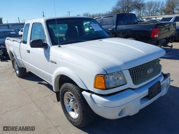 2002 Ford Ranger XL Fleet with VIN 1FTYR44V22PB43189, listed as a IAAI auction lot 41464710 with 70,083 mi miles. Bid and sale history available at carsss.com. Image 1.