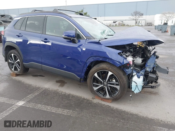 2024 Toyota Corolla Cross Hybrid S with VIN 7MUFBABG3RV051786, listed as a IAAI auction lot 41753057 with Not provided miles and . Bid and sale history available at DreamBid. Image 1.