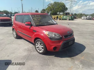 2012 Kia Soul + with VIN KNDJT2A67C7461962, listed as a IAAI auction lot 41429717 with Not Provided miles and . Bid and sale history available at DreamBid. Image 1.