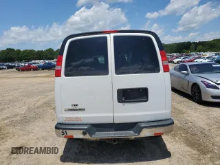 2019 Chevrolet Express Passenger LT with VIN 1GAZGPFG4K1341049, listed as a Copart auction lot 60321535 with 160,353 mi miles and Salvage title. Bid and sale history available at DreamBid. Image 6.