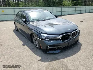 2019 BMW 7 Series 740i xDrive with VIN WBA7E4C56KGV71028, listed as a Copart auction lot 76860474 with 66,657 mi miles and Non Repairable. Bid and sale history available at carsss.com. Image 10.