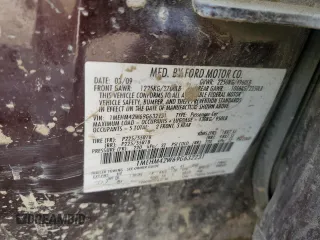 2009 Mercury Sable Premier с VIN 1MEHM42W69G632231, выставлен на аукционе Copart как лот 59586225 с пробегом 147 450 миль миль и Списание • Salvage title. История ставок и продаж доступна на DreamBid. Изображение 13.
