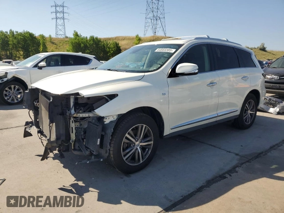 2019 Infiniti QX60 Pure with VIN 5N1DL0MM1KC531159, listed as a Copart auction lot 64668385 with 89,038 mi miles and Clean title. Bid and sale history available at DreamBid. Image 1.