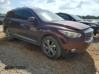 2014 Infiniti QX60 with VIN 5N1AL0MN5EC528670, listed as a Copart auction lot 54874095 with 178,916 mi miles and Salvage Title. Bid and sale history available at DreamBid. Image 4.