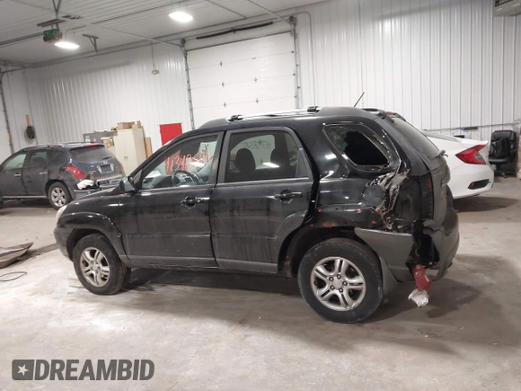 2008 Kia Sportage LX with VIN KNDJE723387535641, listed as a IAAI auction lot 41348580 with 184,430 mi miles. Bid and sale history available at carsss.com. Image 14.