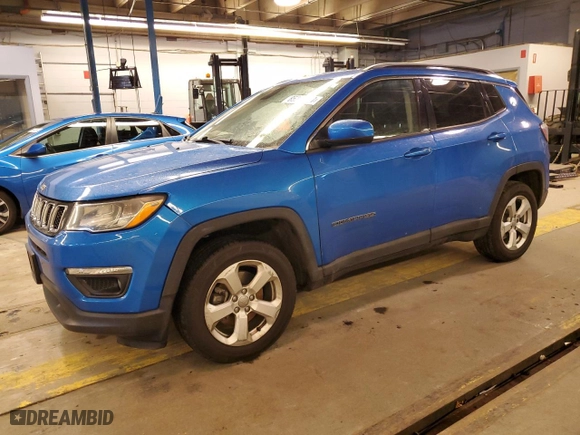 2018 Jeep Compass Latitude with VIN 3C4NJDBB5JT401251, listed as a Copart auction lot 85265924 with NaN miles and Salvage Title. Bid and sale history available at carsss.com. Image 1.