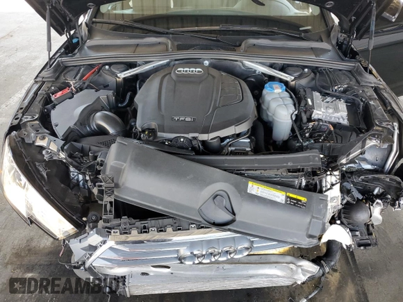 2018 Audi A4 Premium with VIN WAUDNAF45JN009698, listed as a Copart auction lot 56996875 with 39,134 mi miles and Salvage title. Bid and sale history available at DreamBid. Image 11.