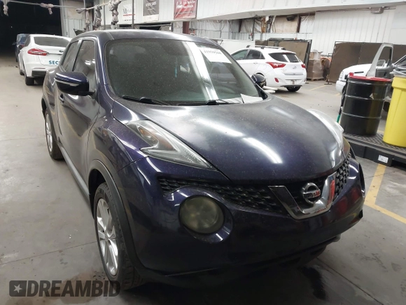 2015 Nissan Juke S with VIN JN8AF5MR4FT506208, listed as a IAAI auction lot 41959560 with 90,382 mi miles. Bid and sale history available at carsss.com. Image 6.