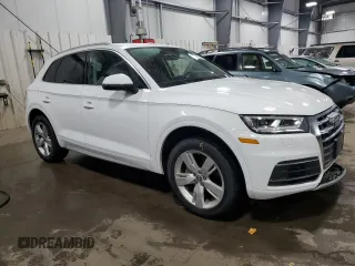 2019 Audi Q5 Premium Plus with VIN WA1BNAFY2K2035945, listed as a Copart auction lot 57507345 with 79,866 mi miles and Salvage title. Bid and sale history available at DreamBid. Image 4.
