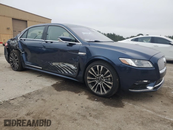 2017 Lincoln Continental Reserve with VIN 1LN6L9RP5H5637448, listed as a Copart auction lot 44583065 with 107,371 mi miles and Salvage Title. Bid and sale history available at carsss.com. Image 4.