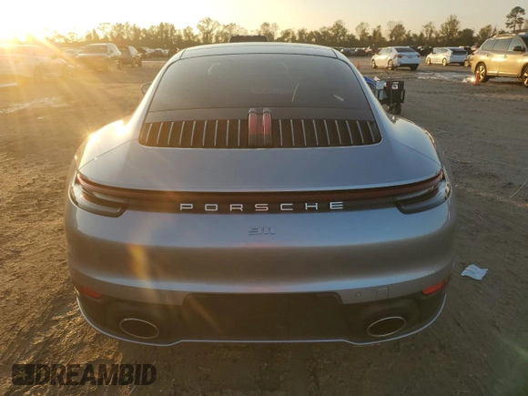 2024 Porsche 911 Carrera with VIN WP0AA2A97RS207304, listed as a Copart auction lot 84526074 with 0 mi miles and Non Repairable. Bid and sale history available at carsss.com. Image 6.
