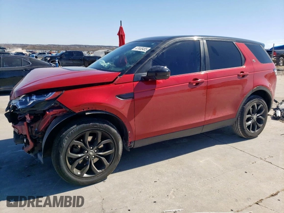 2016 Land Rover Discovery Sport HSE with VIN SALCR2BGXGH627365, listed as a Copart auction lot 47448485 with 0 mi miles and Salvage Title. Bid and sale history available at carsss.com. Image 1.