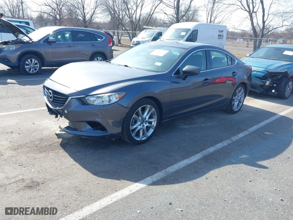 2016 Mazda Mazda6 i Touring with VIN JM1GJ1V53G1474678, listed as a IAAI auction lot 41802761 with 88,055 mi miles. Bid and sale history available at carsss.com. Image 17.