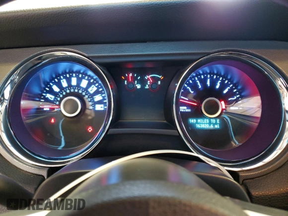 2014 Ford Mustang V6 with VIN 1ZVBP8EM0E5272232, listed as a Copart auction lot 45492135 with 163,820 mi miles and Clean Title. Bid and sale history available at carsss.com. Image 9.