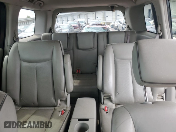 2011 Nissan Quest S with VIN JN8AE2KP9B9009391, listed as a Copart auction lot 71608444 with 87,421 mi miles and Salvage Title. Bid and sale history available at carsss.com. Image 10.
