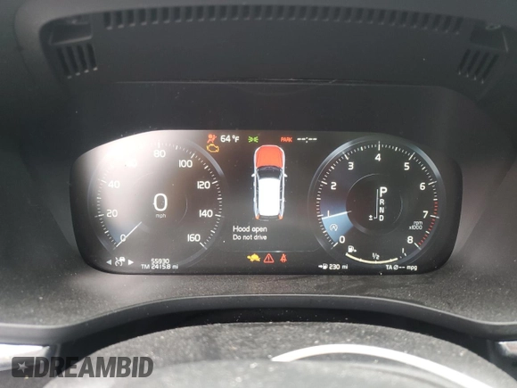 2018 Volvo XC60 Momentum with VIN YV4A22RKXJ1028976, listed as a Copart auction lot 57766545 with 55,930 mi miles and Salvage title. Bid and sale history available at DreamBid. Image 9.