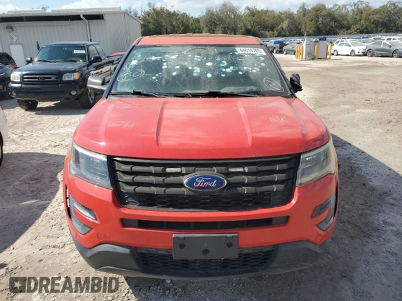 2018 Ford Police Interceptor Utility с VIN 1FM5K8AR7JGB60571, выставлен на аукционе Copart как лот 44614705 с пробегом Не указан миль и На запчасти • Non repairable. История ставок и продаж доступна на DreamBid. Изображение 5.