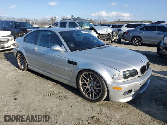 2002 BMW 3 Series M3 with VIN WBSBL93422JR15716, listed as a Copart auction lot 86993574 with 156,485 mi miles and Salvage Title. Bid and sale history available at DreamBid. Image 4.