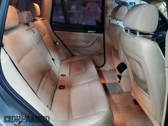 2013 BMW X3 xDrive35i with VIN 5UXWX7C54DL982186, listed as a Copart auction lot 89326175 with 136,622 mi miles and Salvage Title. Bid and sale history available at DreamBid. Image 10.
