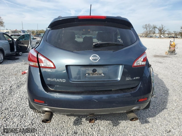2014 Nissan Murano SL with VIN JN8AZ1MW5EW511792, listed as a Copart auction lot 42923665 with 86,317 mi miles and Non Repairable. Bid and sale history available at carsss.com. Image 6.