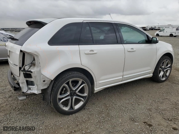 2014 Ford Edge Sport with VIN 2FMDK3AK1EBB30836, listed as a Copart auction lot 53279055 with 79,984 mi miles and Salvage Title. Bid and sale history available at carsss.com. Image 3.