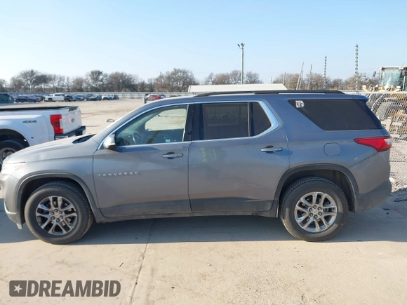 2020 Chevrolet Traverse LT Cloth with VIN 1GNEVMKW3LJ192276, listed as a IAAI auction lot 41537557 with 114,740 mi miles and . Bid and sale history available at DreamBid. Image 14.