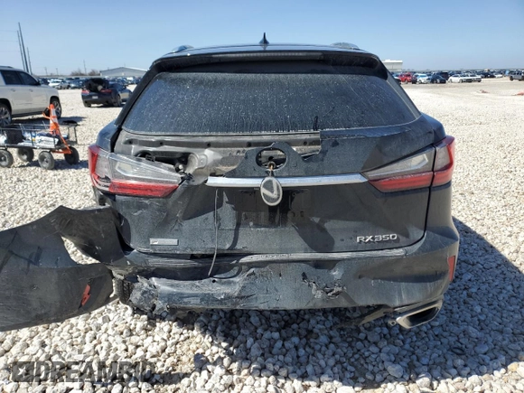 2017 Lexus RX with VIN 2T2ZZMCA3HC054821, listed as a Copart auction lot 47623195 with 53,966 mi miles and Salvage Title. Bid and sale history available at carsss.com. Image 6.
