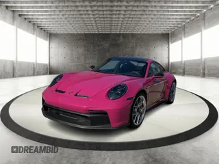 2024 Porsche 911 GT3 with VIN WP0AC2A91RS263XXX, listed as a Copart auction lot 49186425 with 3,945 mi miles and Clean Title. Bid and sale history available at carsss.com. Image 1.