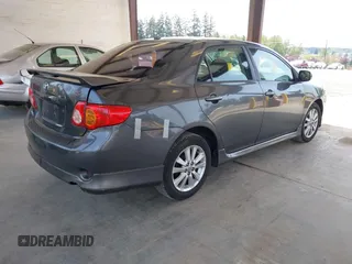 2009 Toyota Corolla with VIN 1NXBU40E79Z133873, listed as a IAAI auction lot 42132035 with 232,578 mi miles. Bid and sale history available at carsss.com. Image 4.