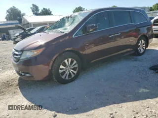 2014 Honda Odyssey EX-L with VIN 5FNRL5H65EB037834, listed as a Copart auction lot 61326965 with 174,253 mi miles and Salvage title. Bid and sale history available at DreamBid. Image 1.