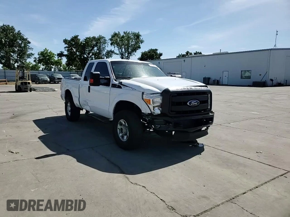 2014 Ford F-250 XL with VIN 1FT7X2B64EEB66846, listed as a Copart auction lot 57212565 with 261,721 mi miles and Salvage title. Bid and sale history available at DreamBid. Image 13.