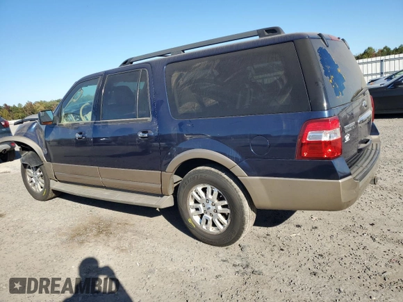 2013 Ford Expedition EL XLT with VIN 1FMJK1J55DEF45274, listed as a Copart auction lot 76188814 with 125,364 mi miles and Salvage Title. Bid and sale history available at carsss.com. Image 2.