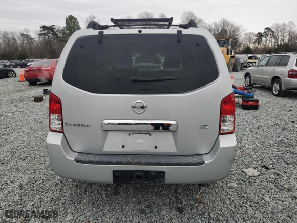 2006 Nissan Pathfinder SE with VIN 5N1AR18U36C615863, listed as a Copart auction lot 86129104 with 259,857 mi miles and Salvage Title. Bid and sale history available at carsss.com. Image 6.