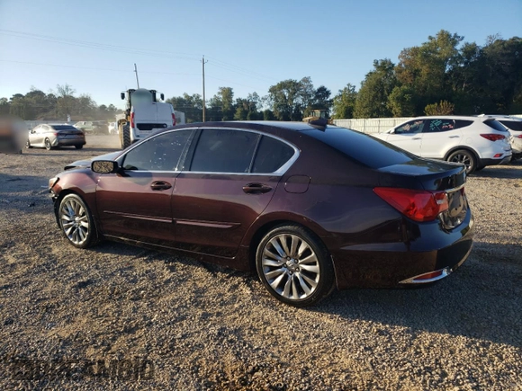 2016 Acura RLX Tech Pkg with VIN JH4KC1F50GC000693, listed as a Copart auction lot 77230494 with 152,092 mi miles and Salvage Title. Bid and sale history available at carsss.com. Image 2.