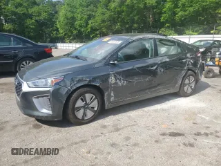2022 Hyundai Ioniq Blue with VIN KMHC65LC3NU280605, listed as a Copart auction lot 55057075 with 60,655 mi miles and Salvage title. Bid and sale history available at DreamBid. Image 1.