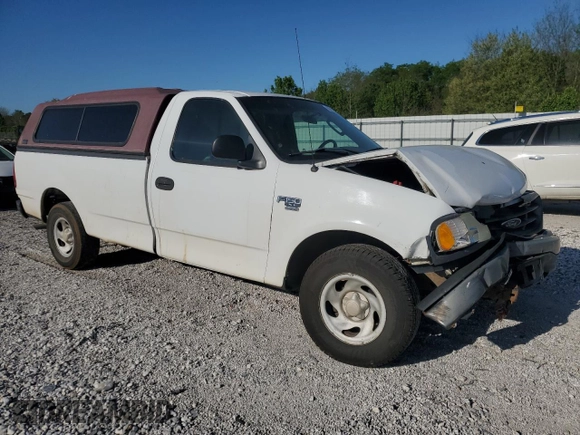 2002 Ford F-150 XL with VIN 1FTRF17W92NB67419, listed as a Copart auction lot 52761455 with 100,305 mi miles and Salvage Title. Bid and sale history available at carsss.com. Image 4.
