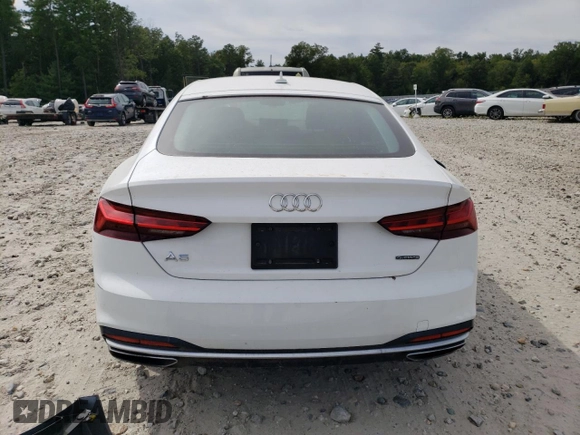 2020 Audi A5 Sportback Premium with VIN WAUANCF51LA008050, listed as a Copart auction lot 68305083 with 56,398 mi miles. Bid and sale history available at carsss.com. Image 6.