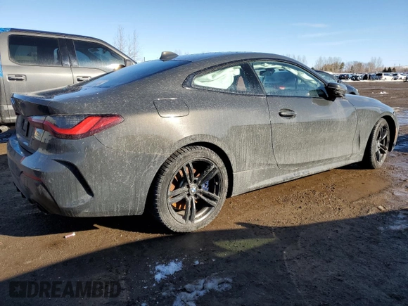 2023 BMW 4 Series 430i xDrive with VIN WBA73AP08PCL34512, listed as a Copart auction lot 43389455 with Not provided miles and Clean title. Bid and sale history available at DreamBid. Image 3.