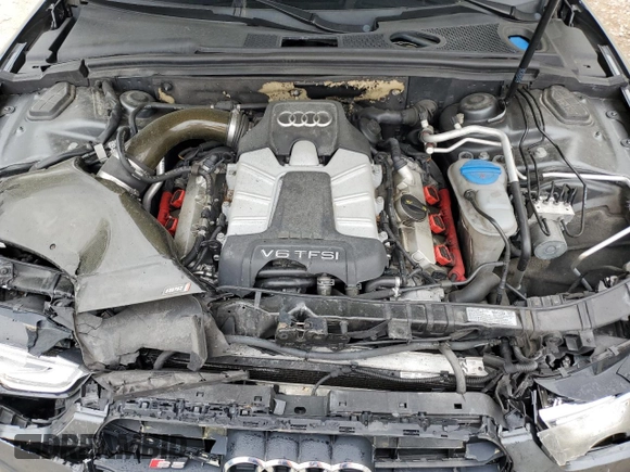 2015 Audi S5 Premium Plus with VIN WAUGGAFR3FA005148, listed as a Copart auction lot 52373864 with 139,866 mi miles and Salvage Title. Bid and sale history available at carsss.com. Image 11.