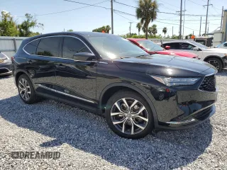2022 Acura MDX Technology with VIN 5J8YD9H44NL009259, listed as a Copart auction lot 64273575 with 40,217 mi miles and Salvage title. Bid and sale history available at DreamBid. Image 4.