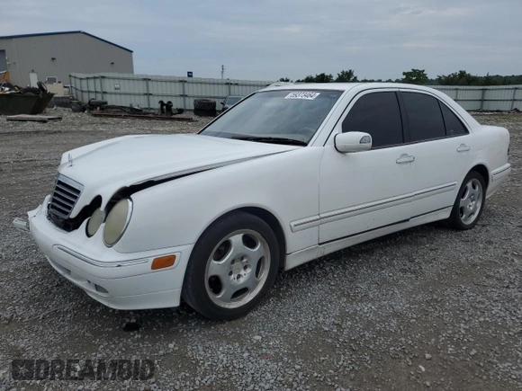 2001 Mercedes-Benz E-Class with VIN WDBJF70J51B332881, listed as a Copart auction lot 63487844 with 216,080 mi miles and Salvage Title. Bid and sale history available at carsss.com. Image 1.