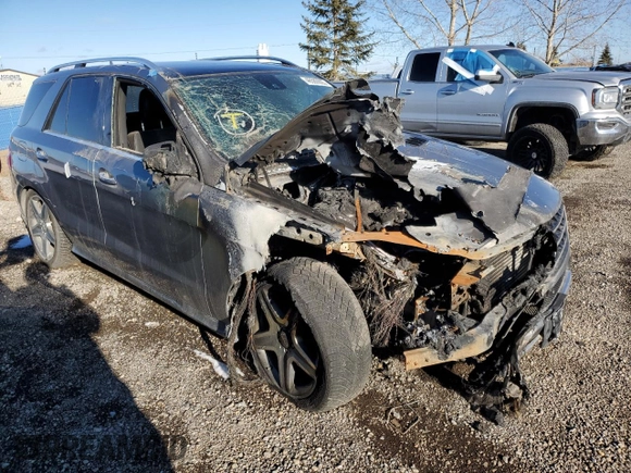 2014 Mercedes-Benz M 350 with VIN 4JGDA2EB9EA316756, listed as a Copart auction lot 46580665 with Not Provided miles and Non Repairable. Bid and sale history available at DreamBid. Image 4.