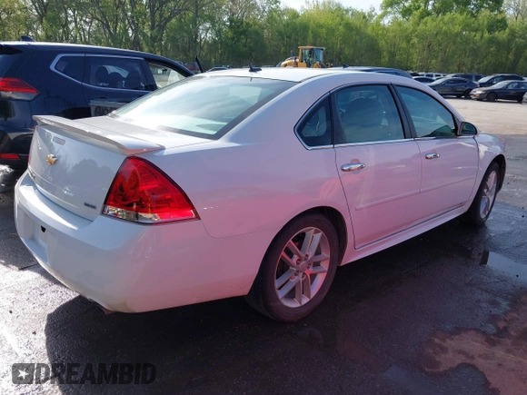2015 Chevrolet Impala LTZ with VIN 2G1WC5E35F1109044, listed as a IAAI auction lot 42071520 with 64,496 mi miles and . Bid and sale history available at DreamBid. Image 4.