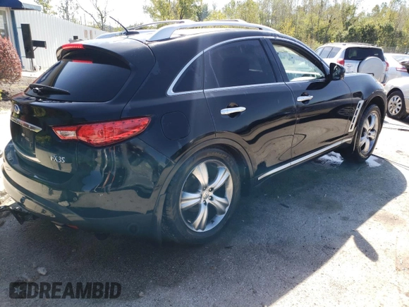 2009 Infiniti FX35 with VIN JNRAS18W99M152328, listed as a Copart auction lot 74088624 with 226,410 mi miles and Non Repairable. Bid and sale history available at carsss.com. Image 3.