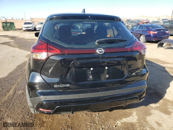 2023 Nissan Kicks S with VIN 3N1CP5BV0PL473749, listed as a Copart auction lot 48057345 with 21,539 mi miles and Salvage Title. Bid and sale history available at carsss.com. Image 6.