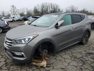 2018 Hyundai Santa Fe Ultimate with VIN 5NMZWDLA3JH100497, listed as a Copart auction lot 88510045 with 53,847 mi miles and Salvage title. Bid and sale history available at DreamBid. Image 1.