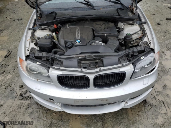 2011 BMW 1 Series 135i with VIN WBAUC9C56BVM09045, listed as a Copart auction lot 73316874 with 125,679 mi miles and Salvage Title. Bid and sale history available at carsss.com. Image 11.