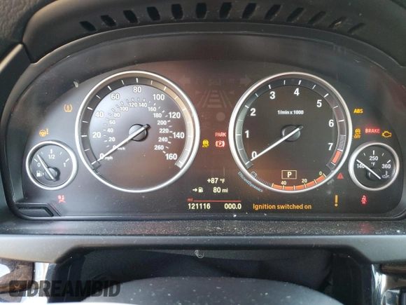 2016 BMW X5 xDrive35i with VIN 5UXKR0C51G0P24357, listed as a Copart auction lot 50032745 with 121,116 mi miles and Clean Title. Bid and sale history available at carsss.com. Image 9.