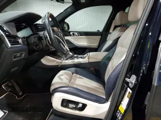 2022 BMW X5 M50i with VIN 5UXJU4C01N9L13393, listed as a Copart auction lot 86574334 with 36,618 mi miles and Salvage Title. Bid and sale history available at carsss.com. Image 7.